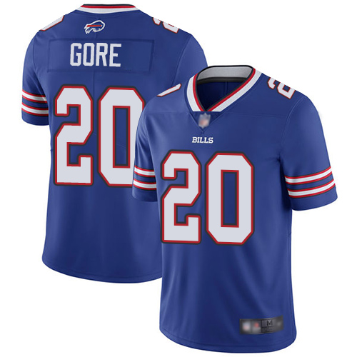 Men Buffalo Bills #20 Frank Gore Royal Blue Team Color Vapor Untouchable Limited Player NFL Jersey